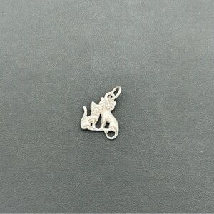 Sterling Silver Cat Pendant